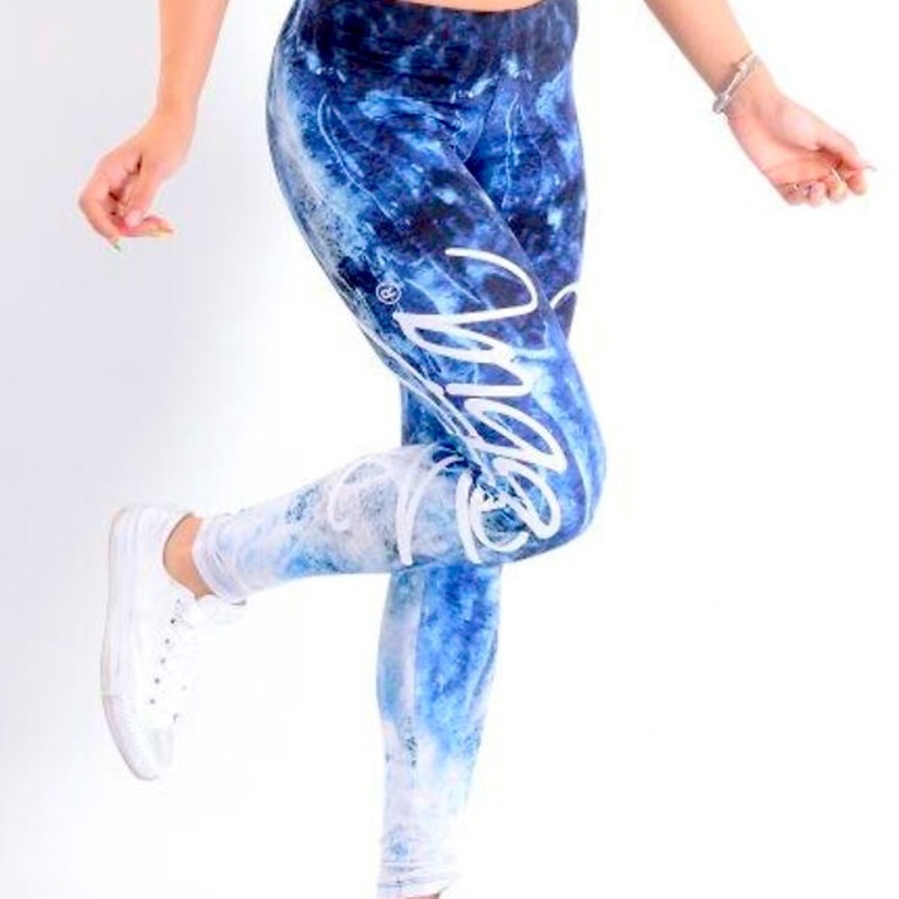 NEBBIA Leggings Art Blue